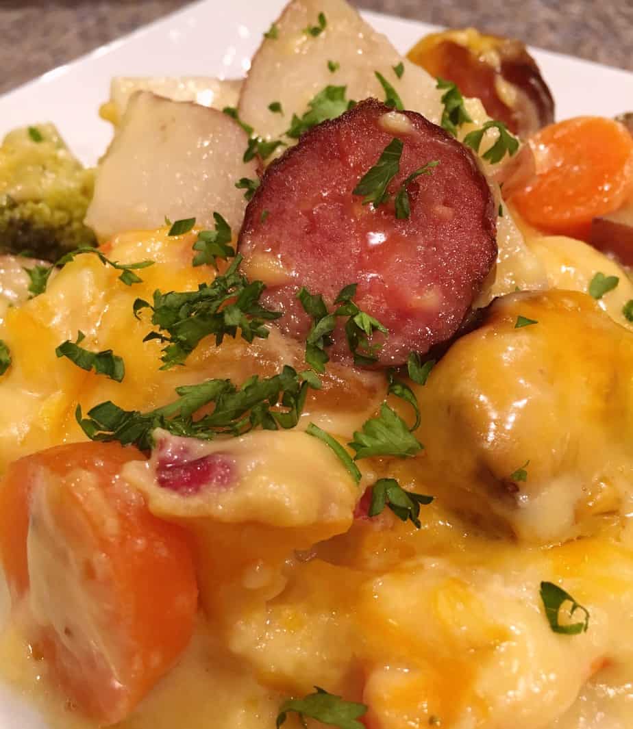 Beef Smoked Sausage and Vegetable Casserole Norine s Nest