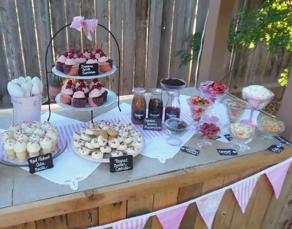 Sprinkle Baby Shower Ice Cream Bar Toppings