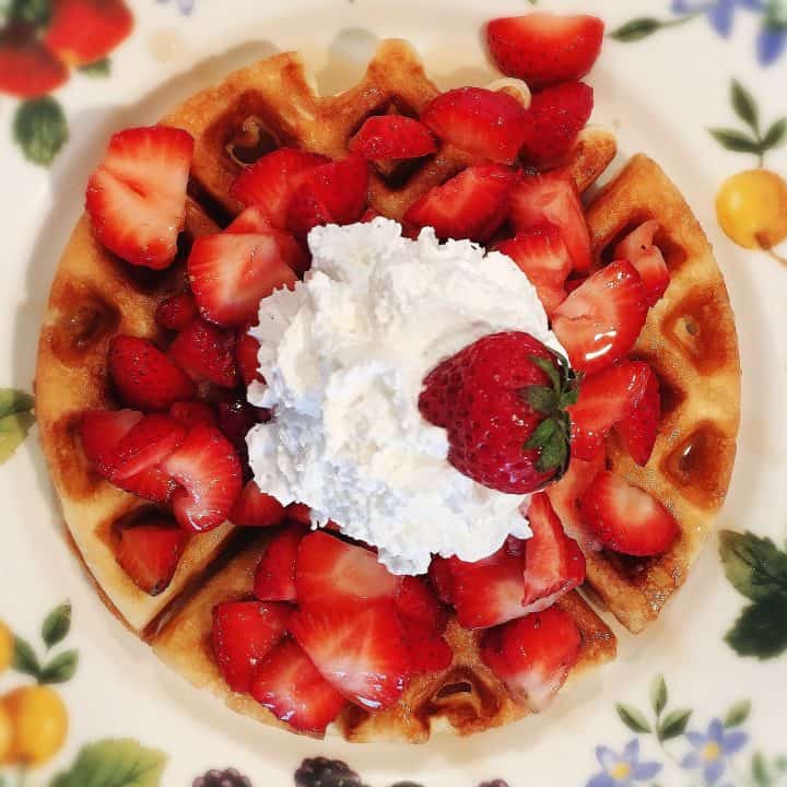 Strawberry Waffles
