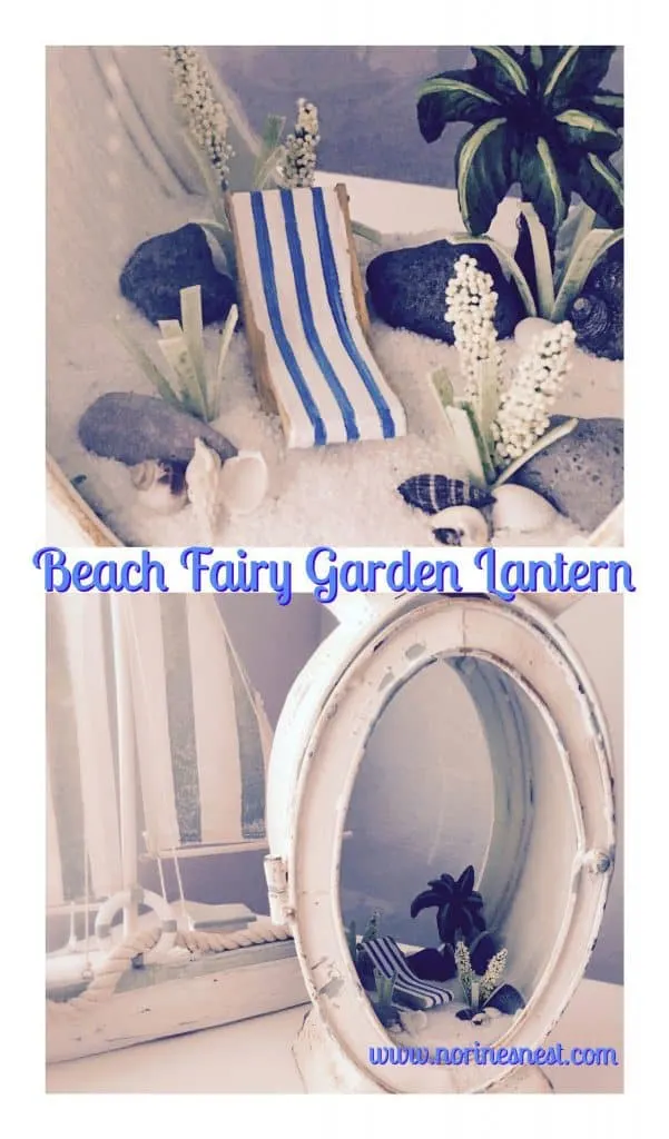 Beach Cottage Lantern! A fun and simple craft!