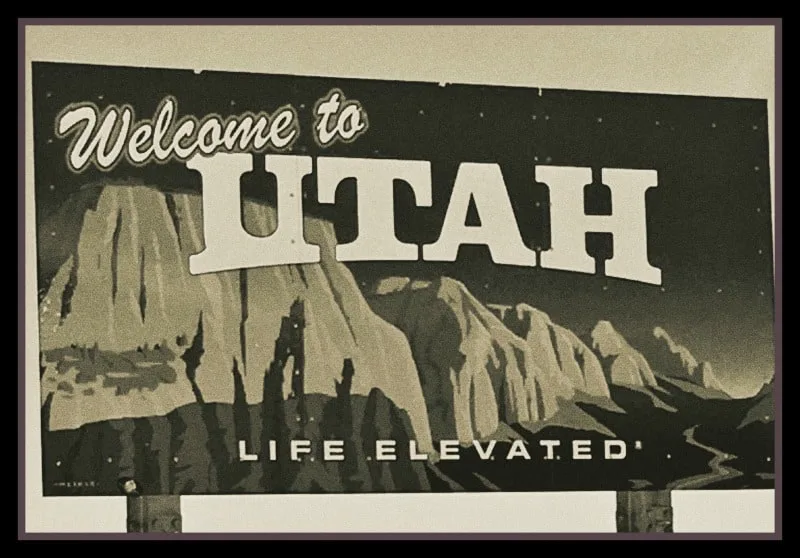 Utah sign antique