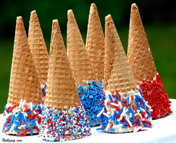 4th of July Cones