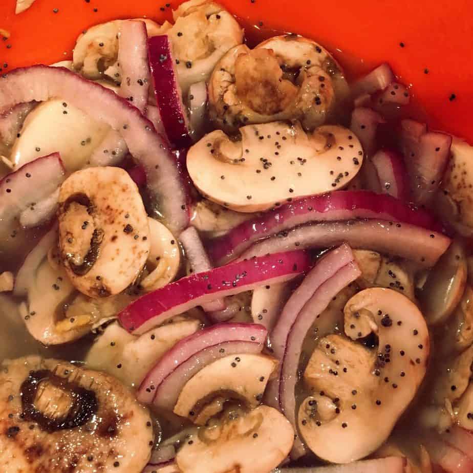 Marinated Mushrooms and Onions