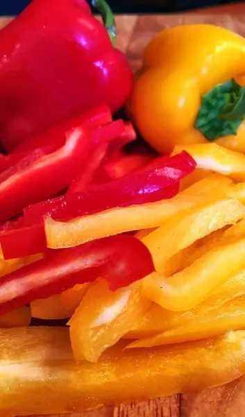 Red and Yellow Peppers