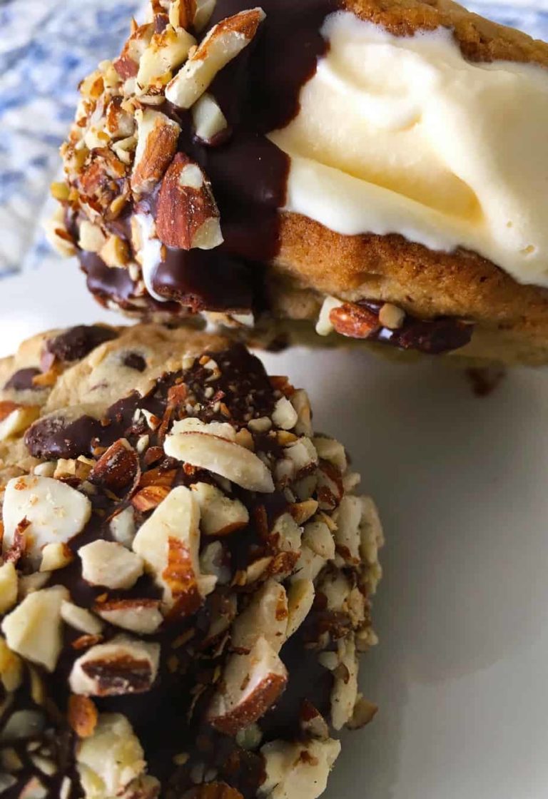 Chocolate Chip Cookie Ice Cream Sandwiches!