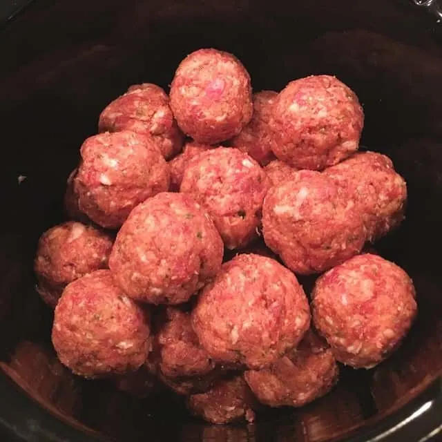 Uncooked Meatballs