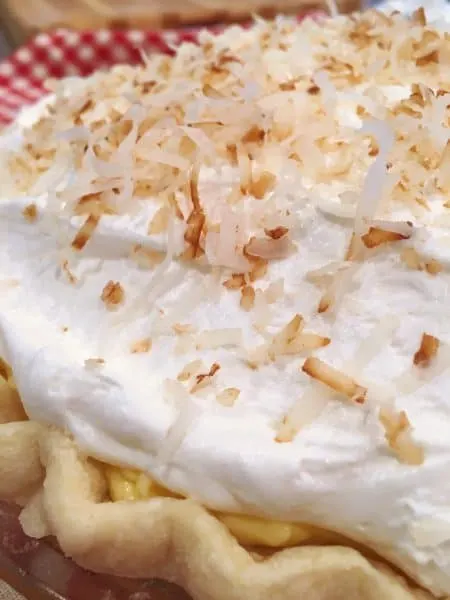 Coconut Cream Pie Close UP