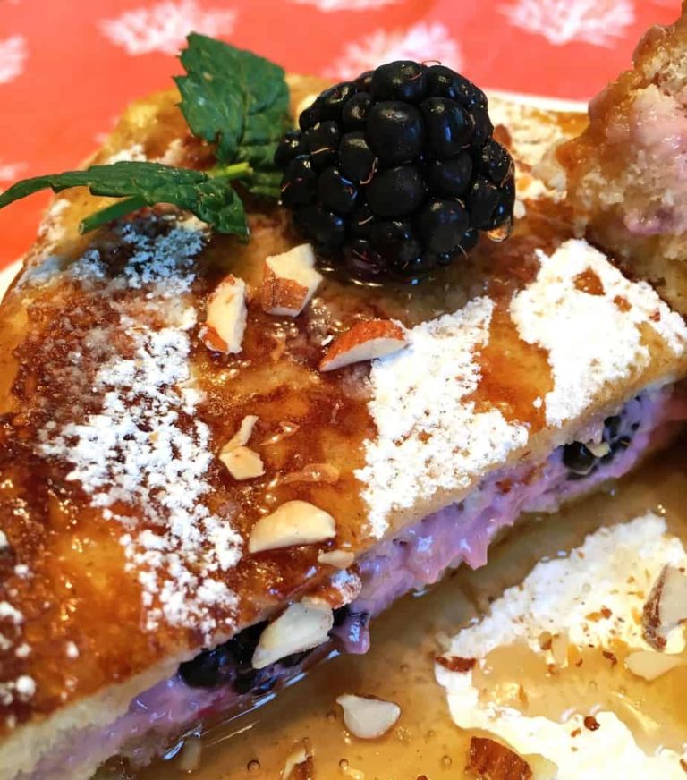 Blackberry Stuffed French Toast