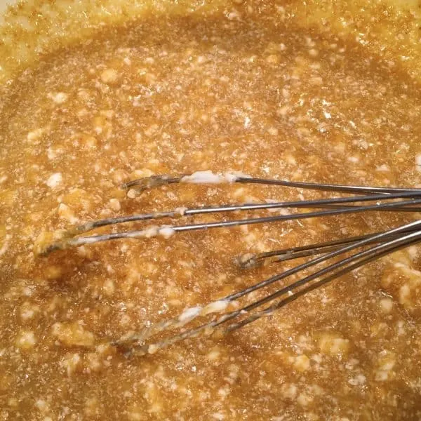 Bran Muffin adding shortening