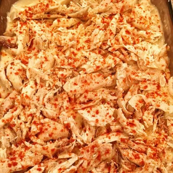 Chicken Rice casserole add paprika