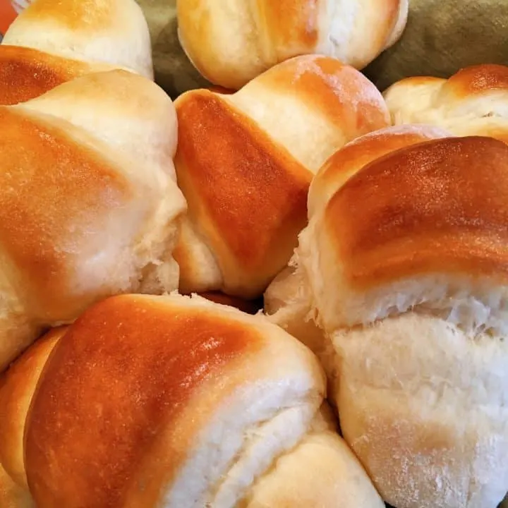 Big Basket of Lion House rolls