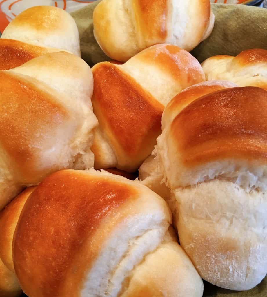 Big Basket of Lion House rolls