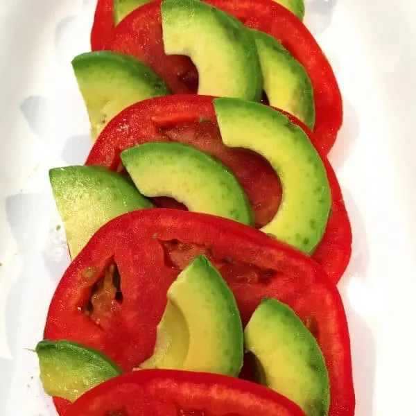 Tomato and Avocado Salad with Pepper