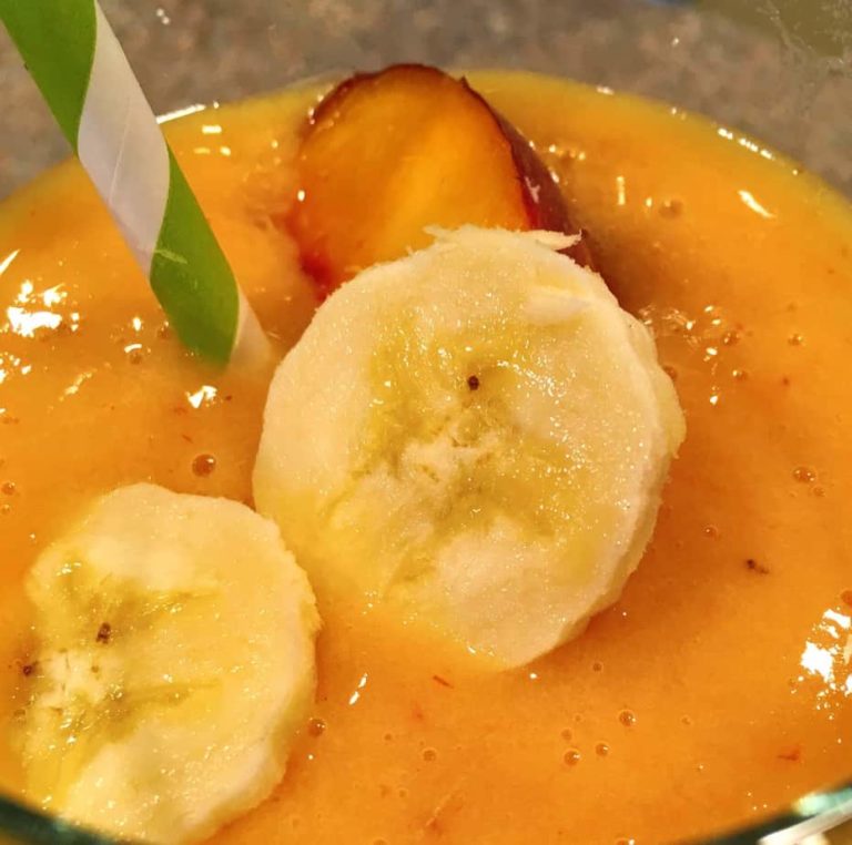 Banana Peach Smoothie