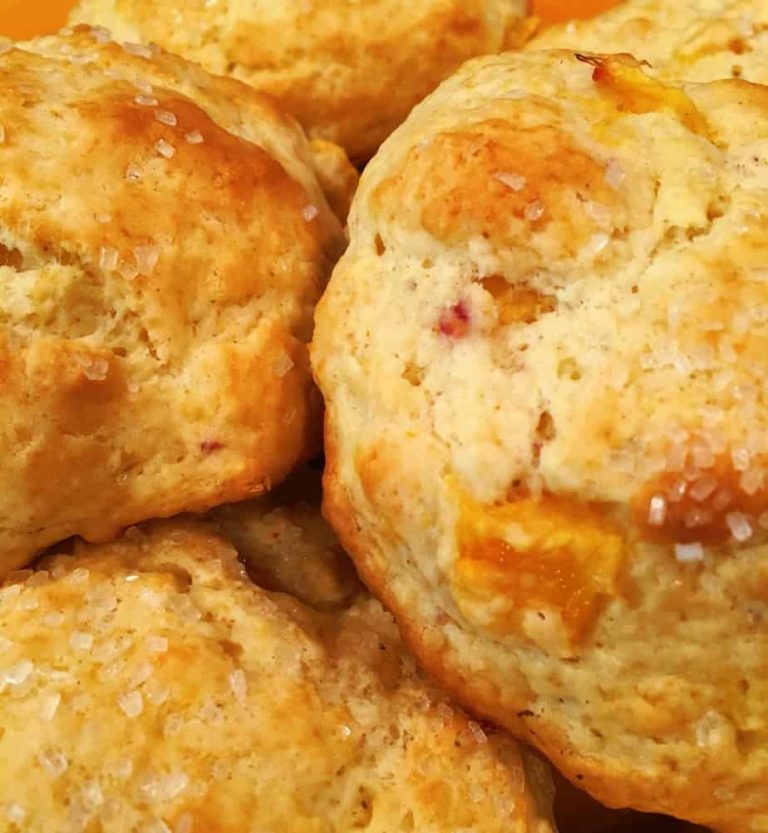 Peaches and Cream Scones