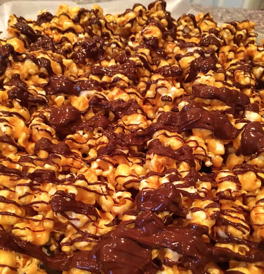 Peanut Butter Chocolate Popcorn Norine's Nest