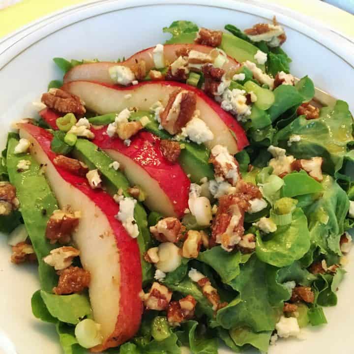 Blue Cheese and Pear Salad