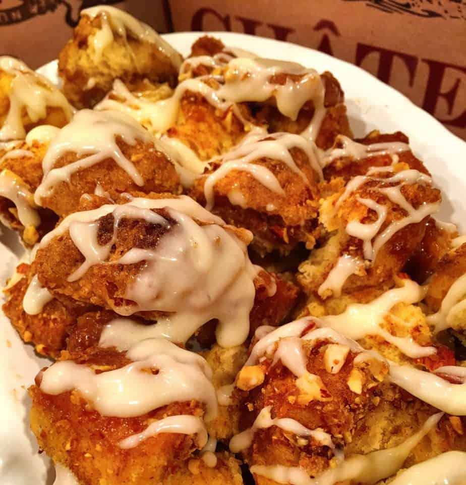 Pumpkin Spice Bubble Bites on plate out of the oven Norine's Nest