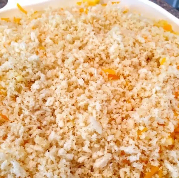 mac n cheese crumb topping