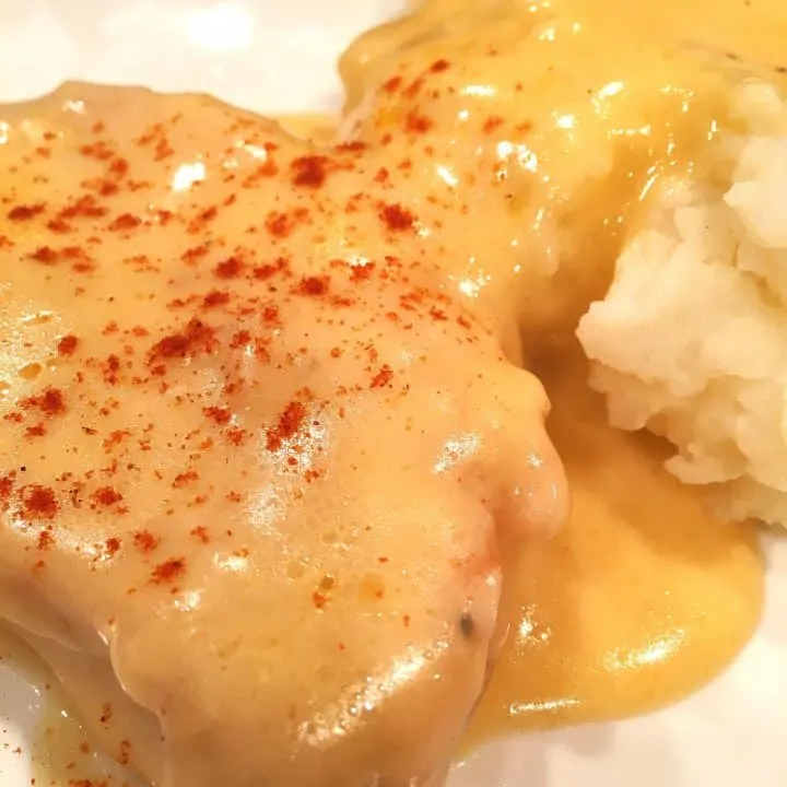 Slow Cooker Chicken Fried Pork Chops and Gravy