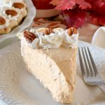 Close-up of slice of Pumpkin Chiffon Pie