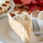 Close-up of slice of Pumpkin Chiffon Pie