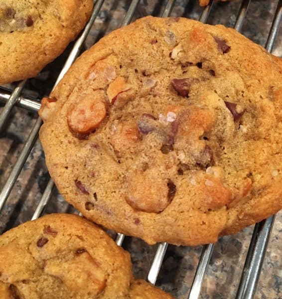 salted-caramel-chocolate-chip-cookie-on-cooling-rack