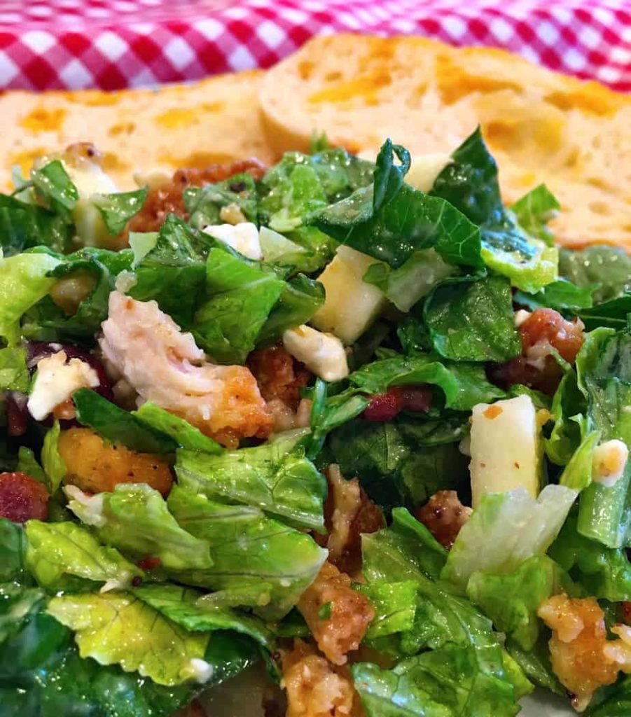 Mixed Chopped Autumn Harvest Salad.
