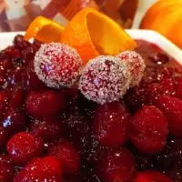 Cranberry sauce with orange and spices