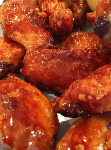 Sweet and Hot Buffalo chicken wings