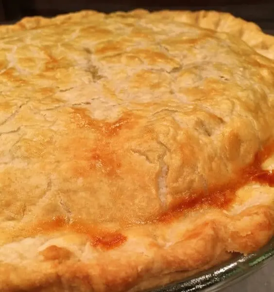 Tender Flaky crust filled with chicken, vegetables, and gravy create a delicious Chicken Pot Pie