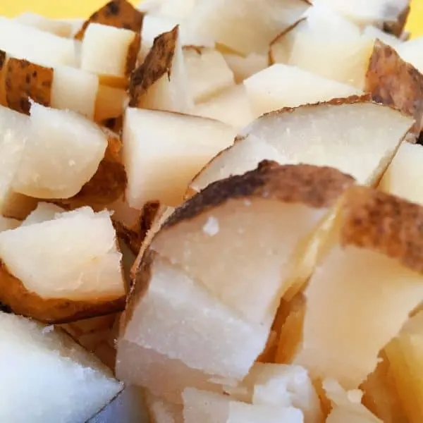 cubed baked potatoes