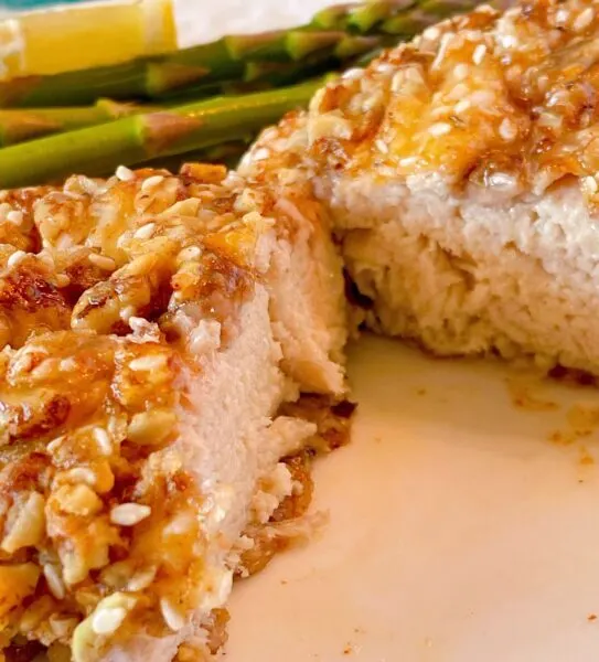 chicken breast cut open