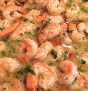 Shrimp Scampi with Linguine