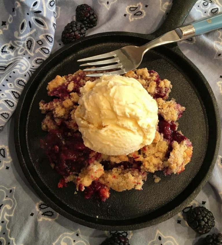 Skillet Berry Cobbler