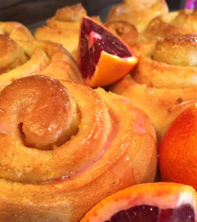 Blood Orange Sweet Rolls