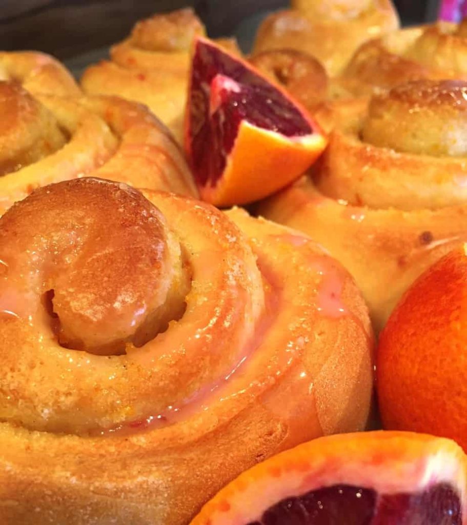 Blood Orange Sweet Rolls