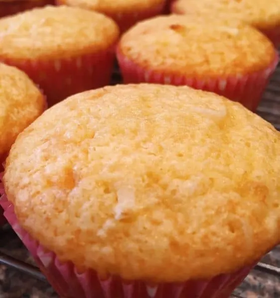Baked Coconut Cupcakes
