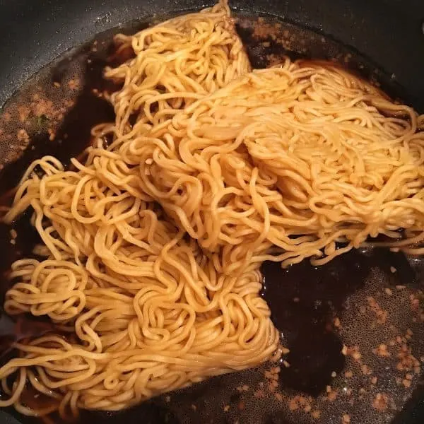 Yokiasoba Noodles in Ginger Soy Sauce