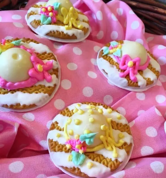 Easter Bonnet Cookie Treats