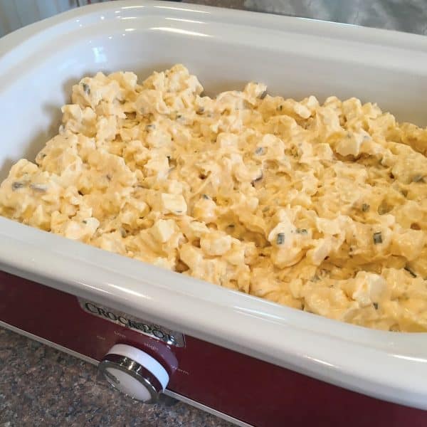 Potatoes in Slow Cooker Casserole dish