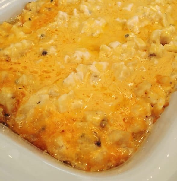 Slow Cooking Cheesy Funeral Potatoes 