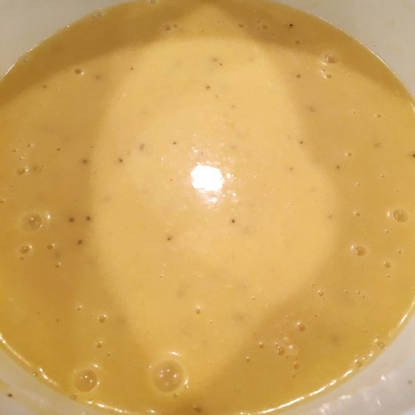 Gravy mixture in slow cooker for chicken and slow cooker