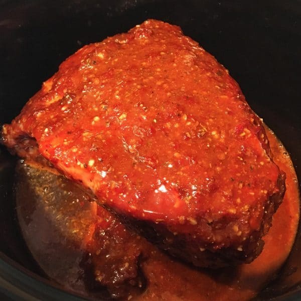 Seasoning and sauce for Beef Barbacoa in slow cooker