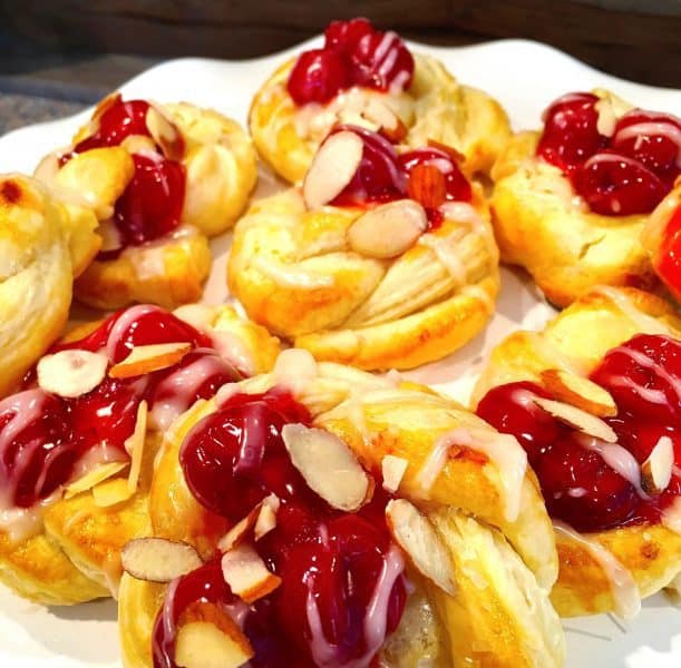 Cherry Cream Cheese knots Norine's Nest