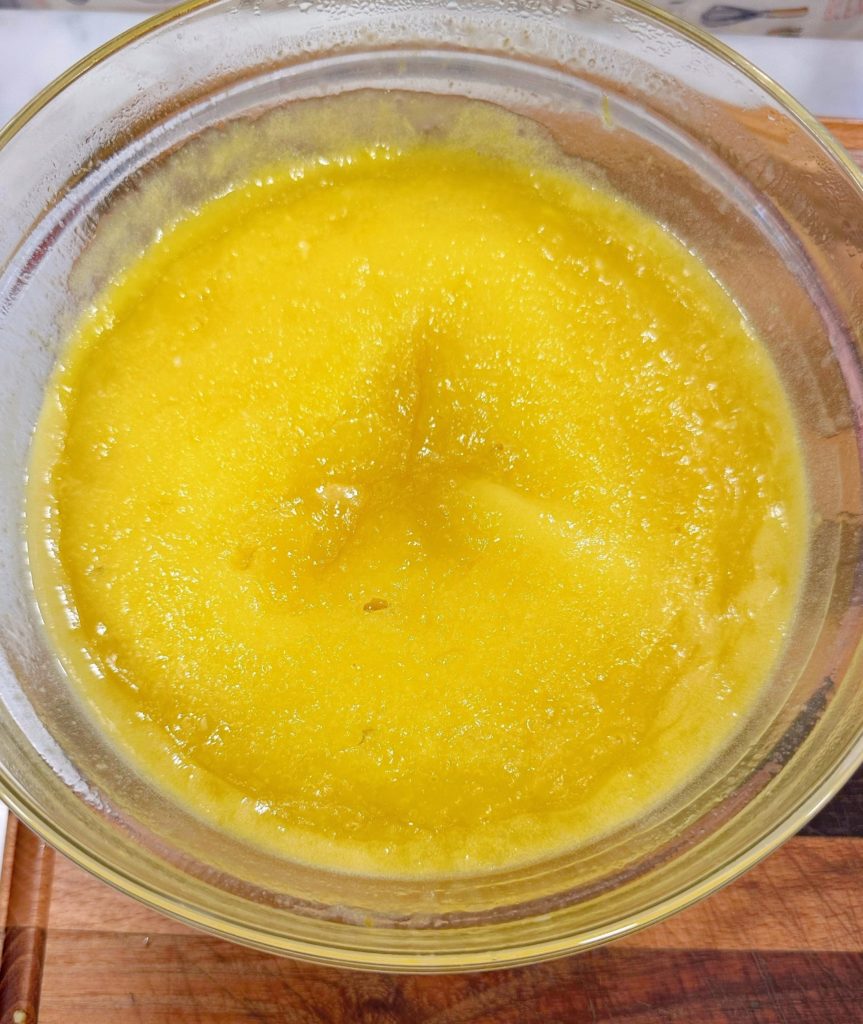 Lemon Curd after 4th microwave bake.