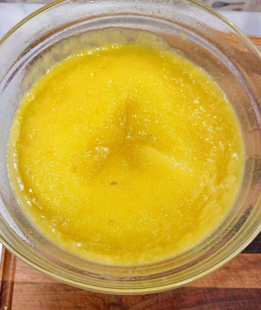 Lemon Curd after 4th microwave bake.