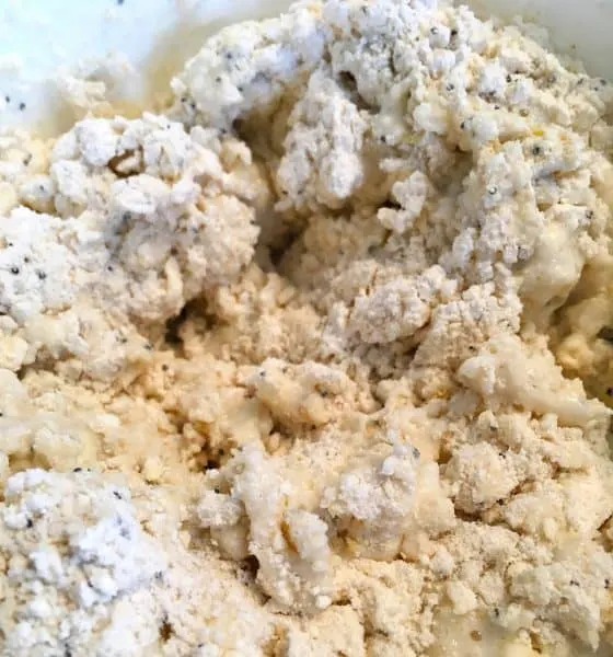 add cream to dough 