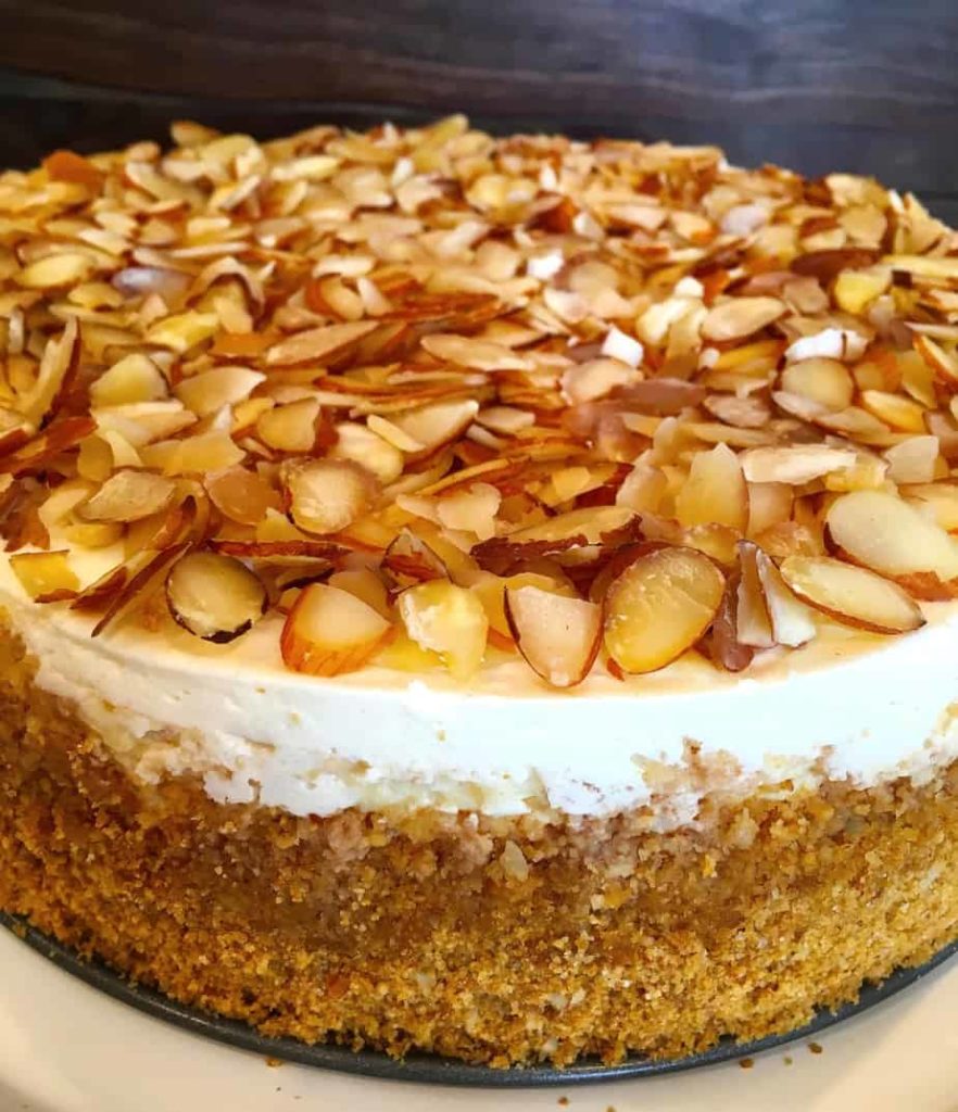 White Chocolate Amaretto Cheesecake
