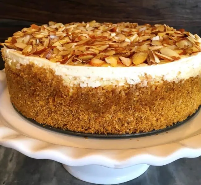 Almond Amaretto Cheesecake